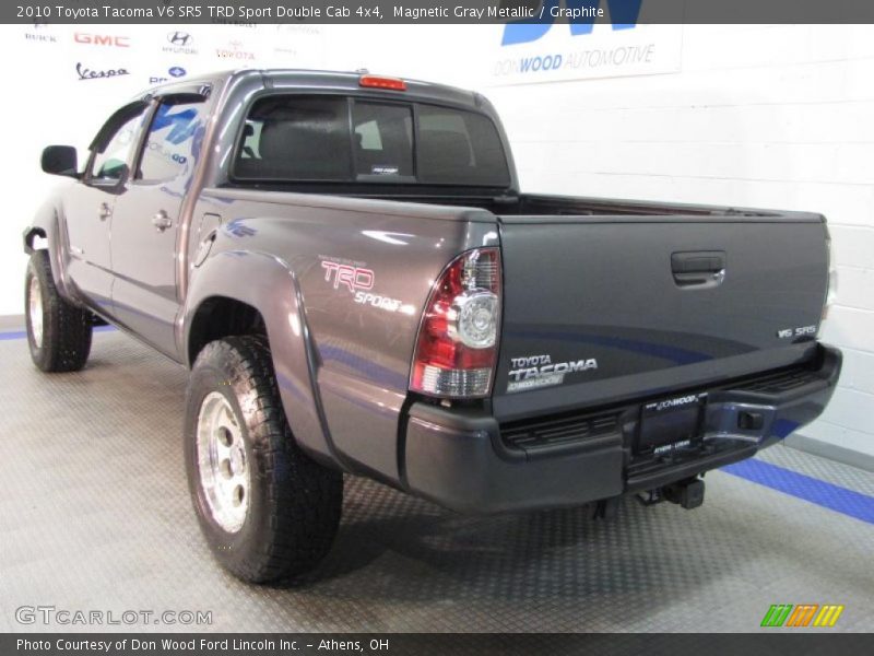 2010 Tacoma V6 SR5 TRD Sport Double Cab 4x4 Magnetic Gray Metallic