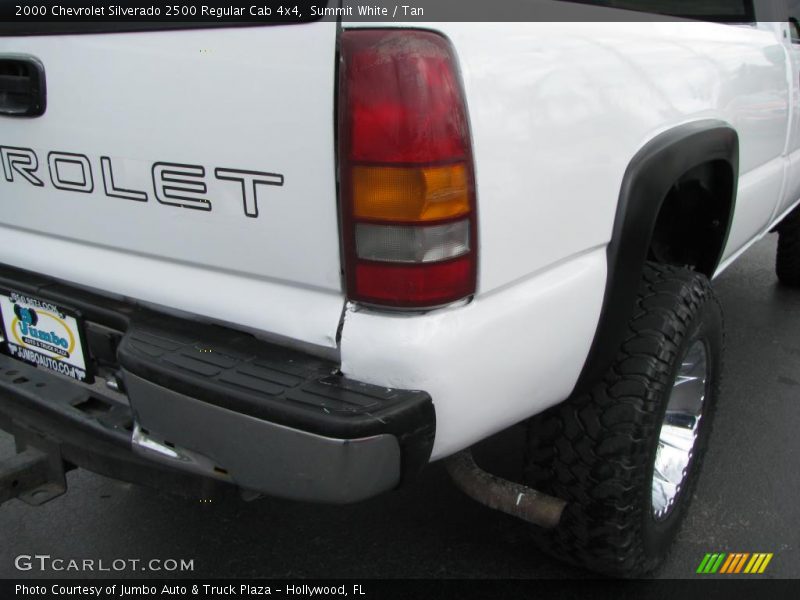 Summit White / Tan 2000 Chevrolet Silverado 2500 Regular Cab 4x4