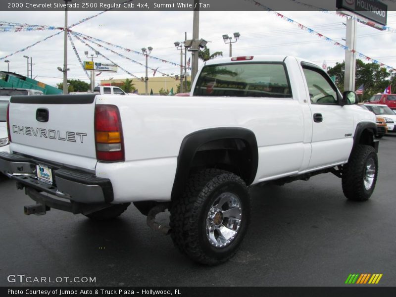 Summit White / Tan 2000 Chevrolet Silverado 2500 Regular Cab 4x4