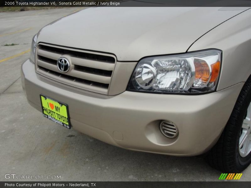 Sonora Gold Metallic / Ivory Beige 2006 Toyota Highlander V6
