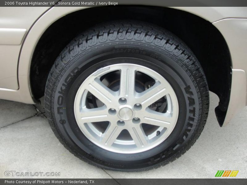 Sonora Gold Metallic / Ivory Beige 2006 Toyota Highlander V6