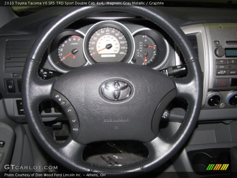 Magnetic Gray Metallic / Graphite 2010 Toyota Tacoma V6 SR5 TRD Sport Double Cab 4x4