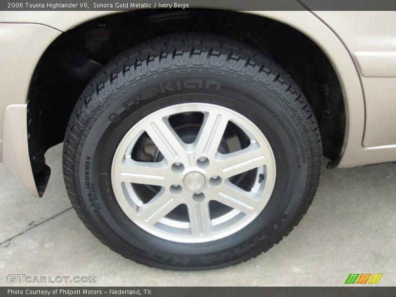 Sonora Gold Metallic / Ivory Beige 2006 Toyota Highlander V6