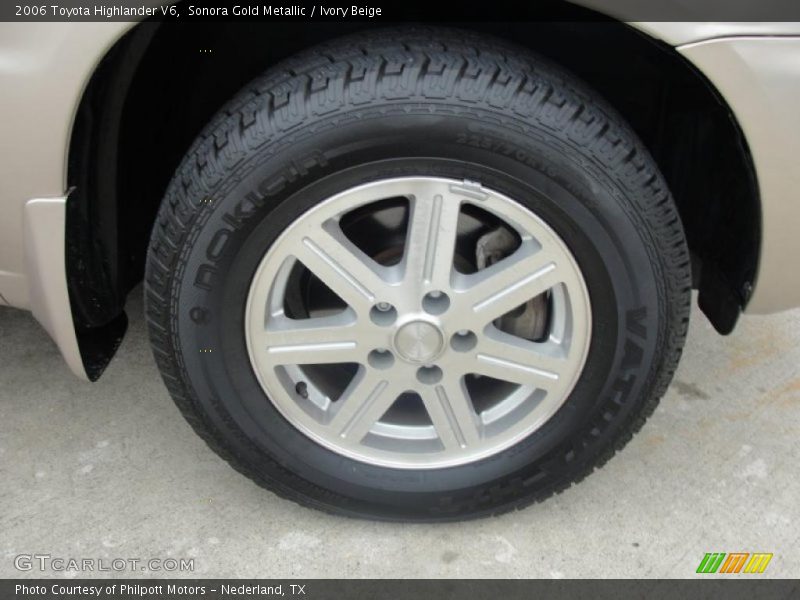 Sonora Gold Metallic / Ivory Beige 2006 Toyota Highlander V6