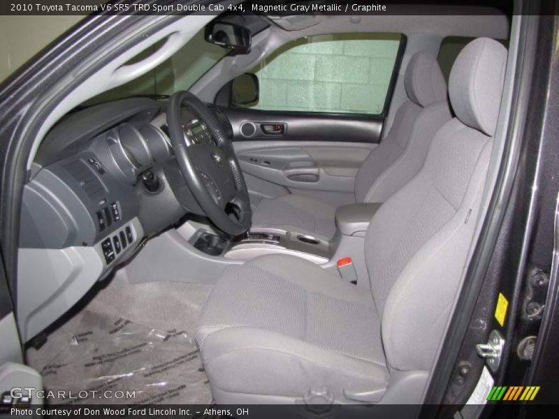  2010 Tacoma V6 SR5 TRD Sport Double Cab 4x4 Graphite Interior