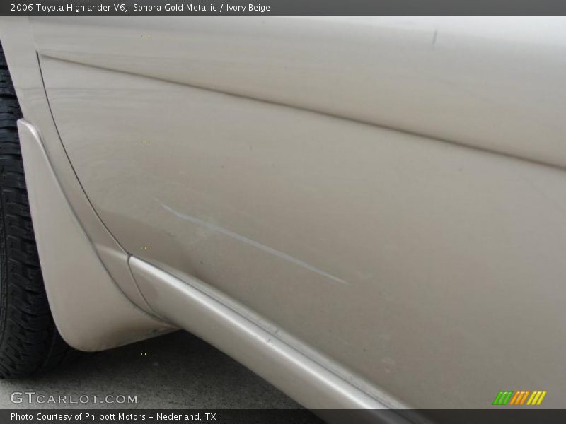 Sonora Gold Metallic / Ivory Beige 2006 Toyota Highlander V6