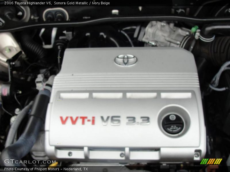 2006 Highlander V6 Engine - 3.3 Liter DOHC 24-Valve VVT-i V6