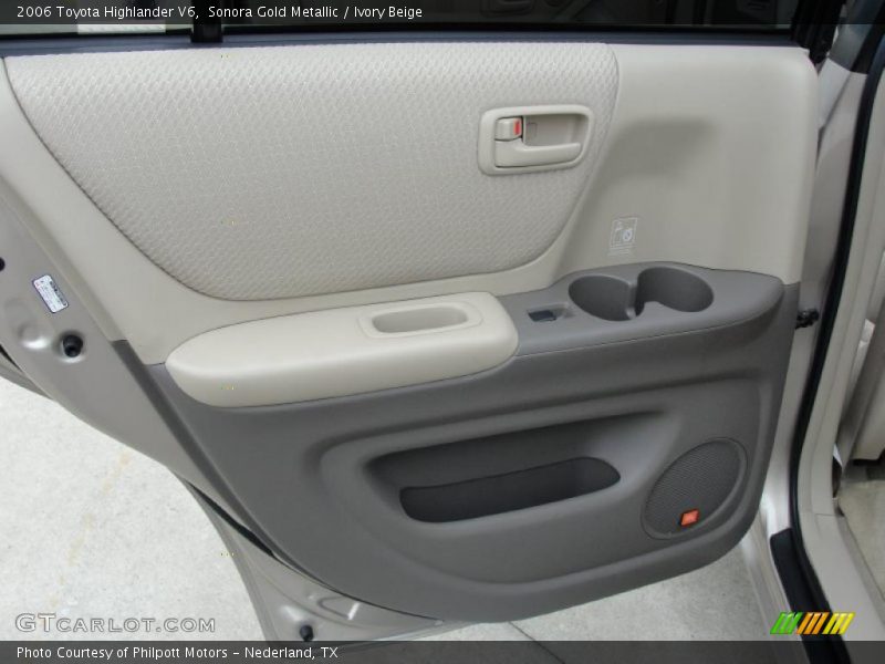 Sonora Gold Metallic / Ivory Beige 2006 Toyota Highlander V6