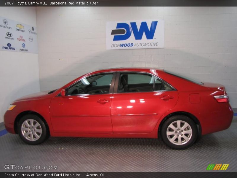 Barcelona Red Metallic / Ash 2007 Toyota Camry XLE