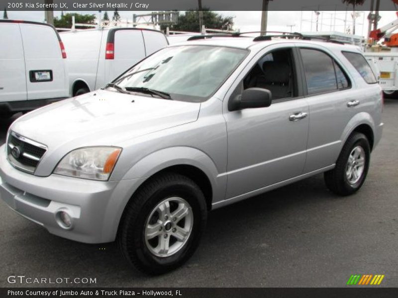 Clear Silver Metallic / Gray 2005 Kia Sorento LX