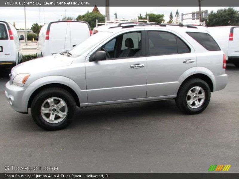 Clear Silver Metallic / Gray 2005 Kia Sorento LX