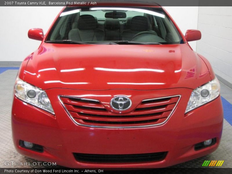 Barcelona Red Metallic / Ash 2007 Toyota Camry XLE