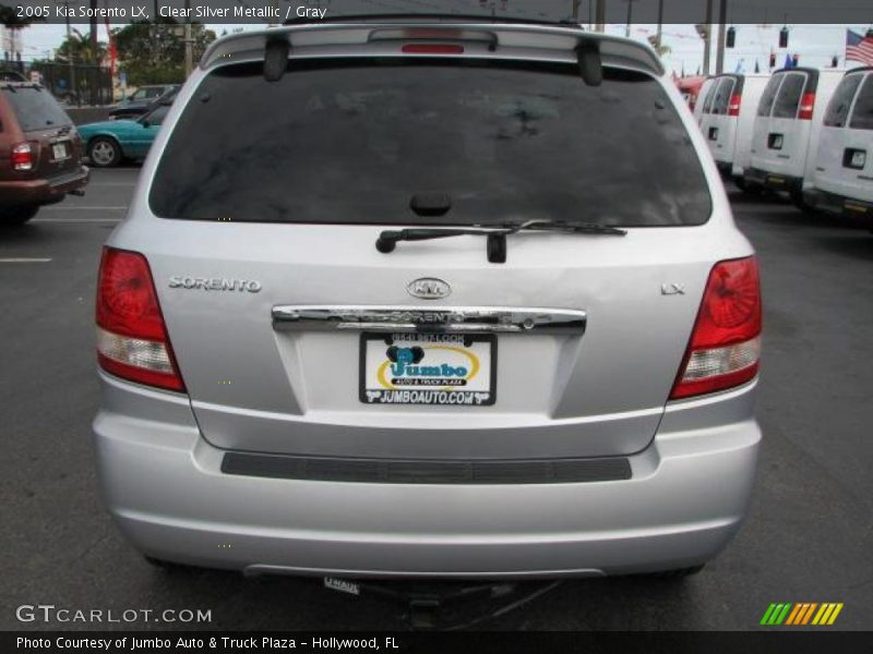 Clear Silver Metallic / Gray 2005 Kia Sorento LX