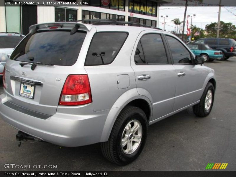 Clear Silver Metallic / Gray 2005 Kia Sorento LX
