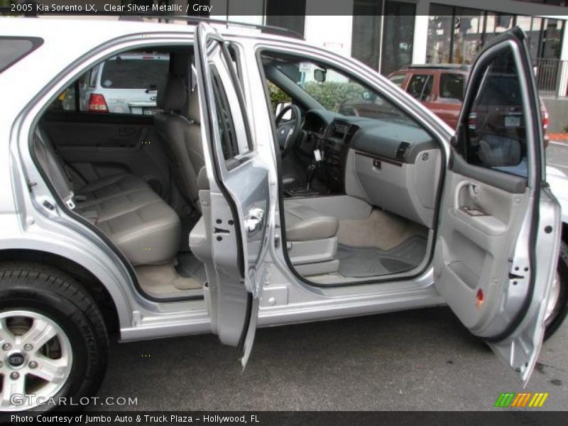 Clear Silver Metallic / Gray 2005 Kia Sorento LX