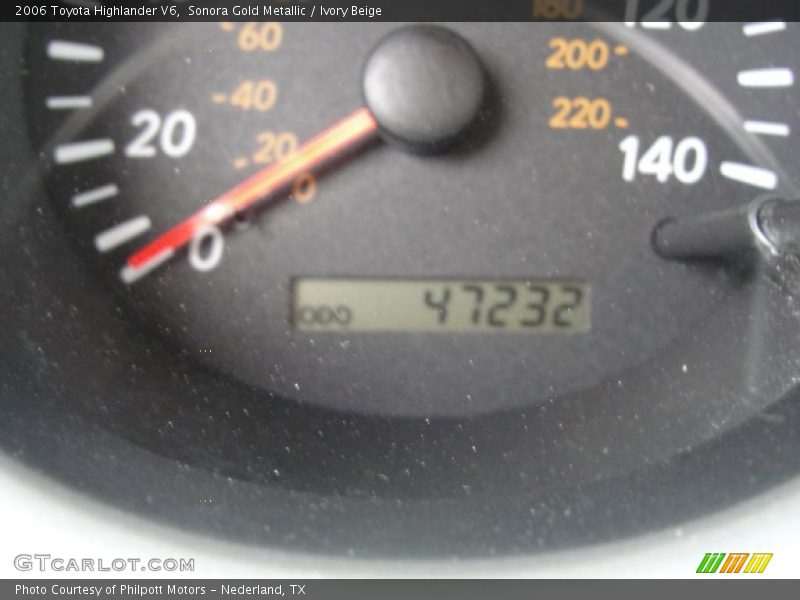 Sonora Gold Metallic / Ivory Beige 2006 Toyota Highlander V6