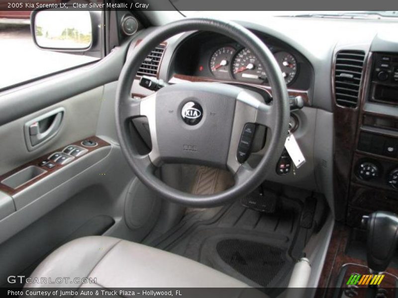 Clear Silver Metallic / Gray 2005 Kia Sorento LX