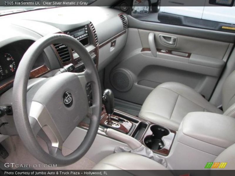Clear Silver Metallic / Gray 2005 Kia Sorento LX