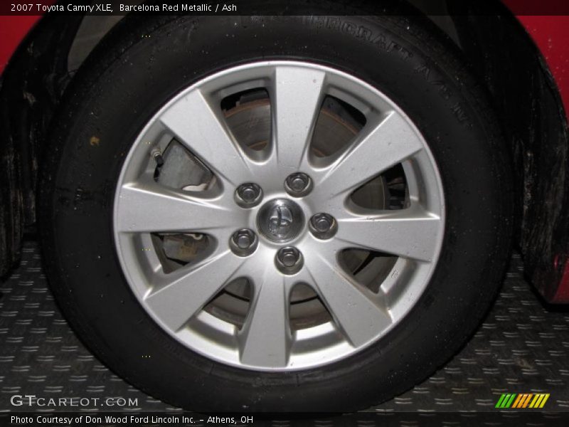 Barcelona Red Metallic / Ash 2007 Toyota Camry XLE