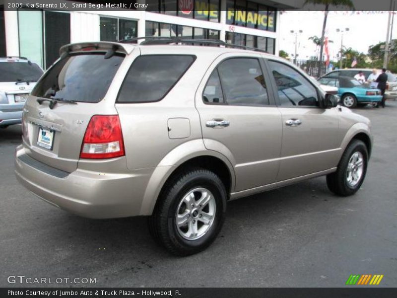 Sand Beige Metallic / Gray 2005 Kia Sorento LX