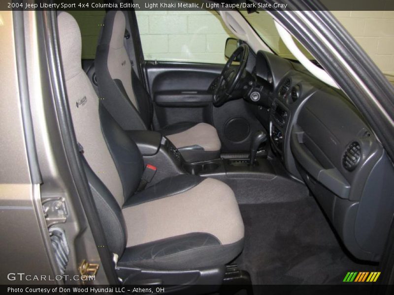 Light Khaki Metallic / Light Taupe/Dark Slate Gray 2004 Jeep Liberty Sport 4x4 Columbia Edition