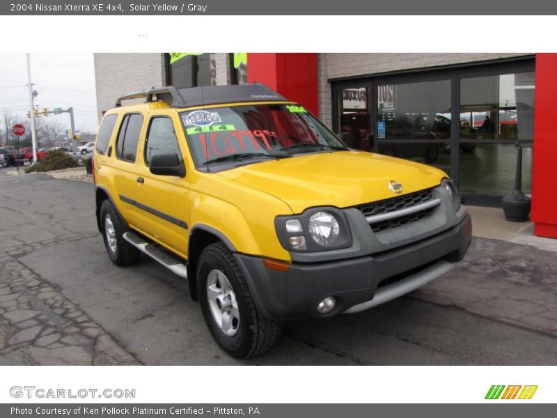 Solar Yellow / Gray 2004 Nissan Xterra XE 4x4