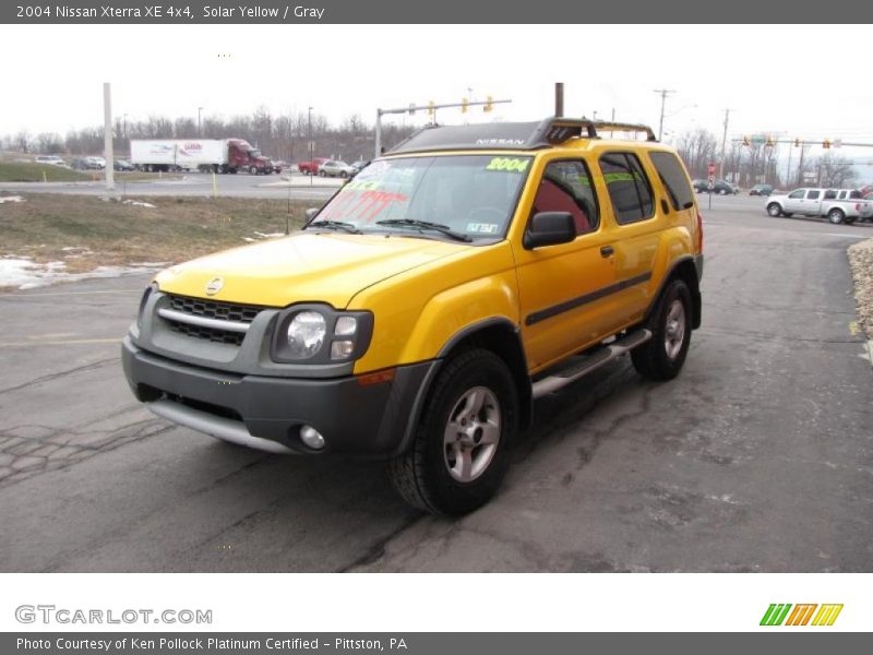 Solar Yellow / Gray 2004 Nissan Xterra XE 4x4