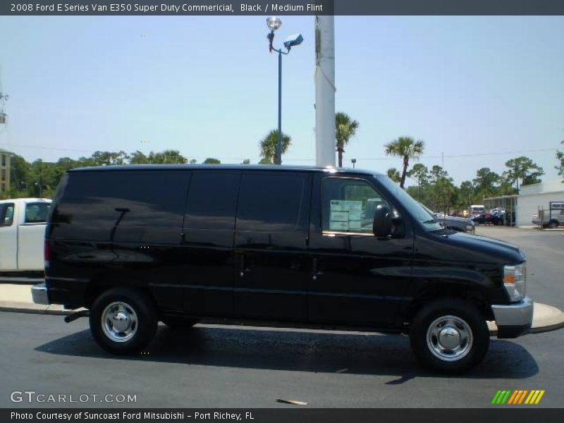 Black / Medium Flint 2008 Ford E Series Van E350 Super Duty Commericial