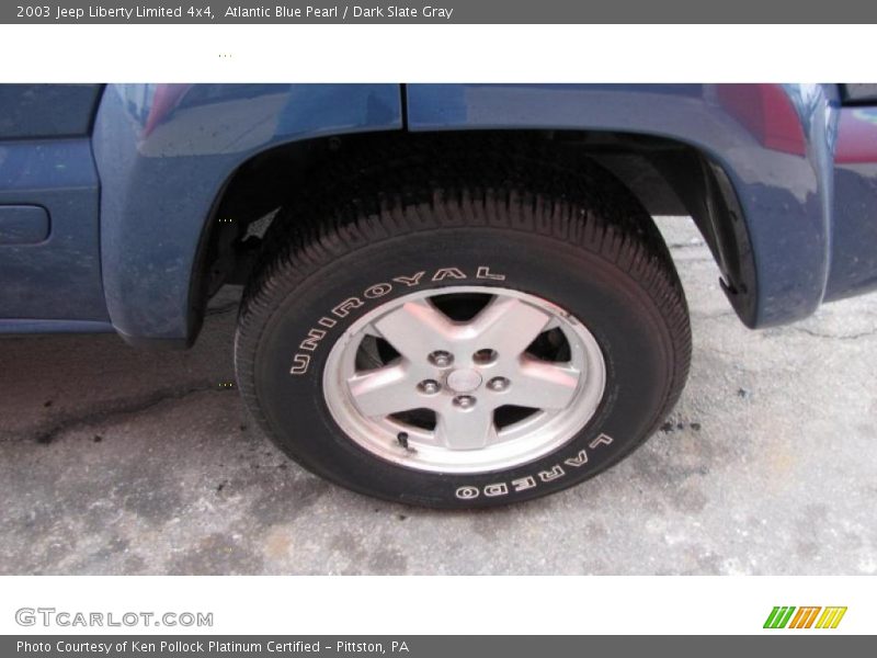 Atlantic Blue Pearl / Dark Slate Gray 2003 Jeep Liberty Limited 4x4