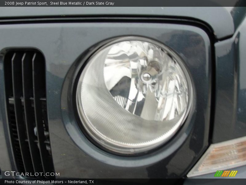 Steel Blue Metallic / Dark Slate Gray 2008 Jeep Patriot Sport