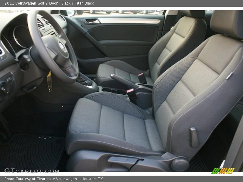Black / Titan Black 2011 Volkswagen Golf 2 Door