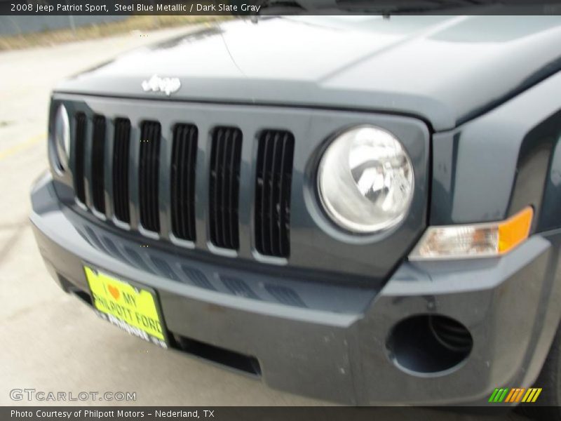 Steel Blue Metallic / Dark Slate Gray 2008 Jeep Patriot Sport