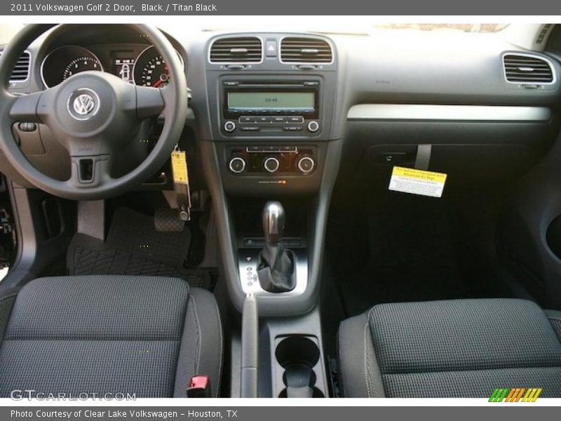  2011 Golf 2 Door Titan Black Interior