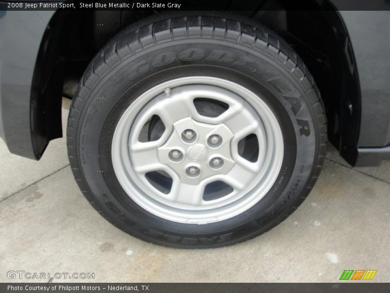 Steel Blue Metallic / Dark Slate Gray 2008 Jeep Patriot Sport