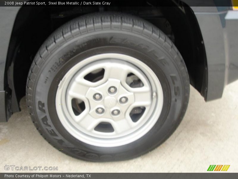 Steel Blue Metallic / Dark Slate Gray 2008 Jeep Patriot Sport