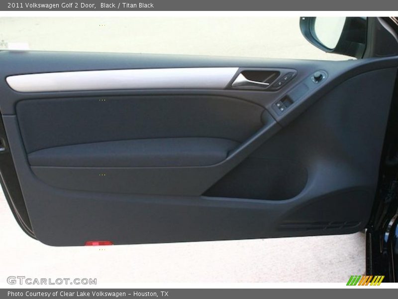 Black / Titan Black 2011 Volkswagen Golf 2 Door