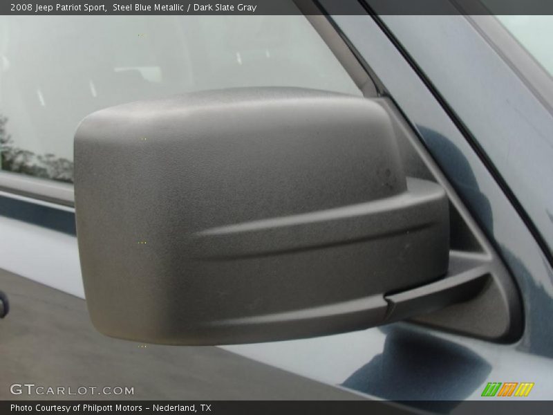 Steel Blue Metallic / Dark Slate Gray 2008 Jeep Patriot Sport
