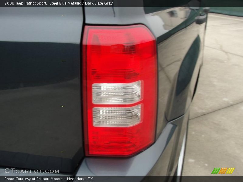 Steel Blue Metallic / Dark Slate Gray 2008 Jeep Patriot Sport