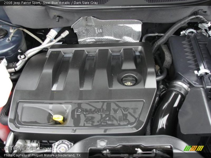 Steel Blue Metallic / Dark Slate Gray 2008 Jeep Patriot Sport