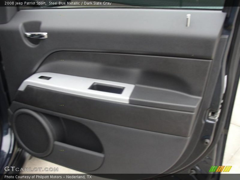Steel Blue Metallic / Dark Slate Gray 2008 Jeep Patriot Sport