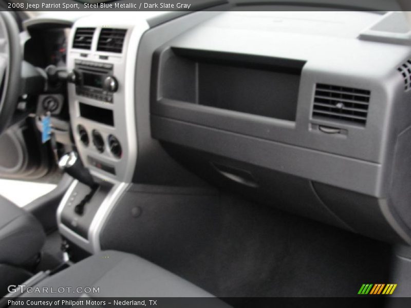 Steel Blue Metallic / Dark Slate Gray 2008 Jeep Patriot Sport