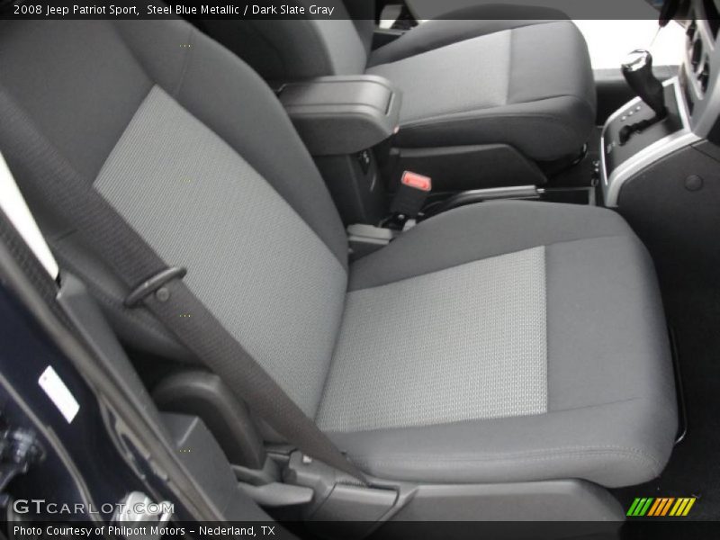 Steel Blue Metallic / Dark Slate Gray 2008 Jeep Patriot Sport