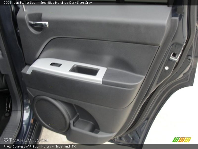 Steel Blue Metallic / Dark Slate Gray 2008 Jeep Patriot Sport