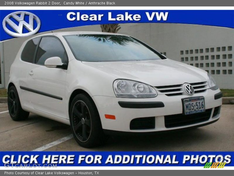 Candy White / Anthracite Black 2008 Volkswagen Rabbit 2 Door