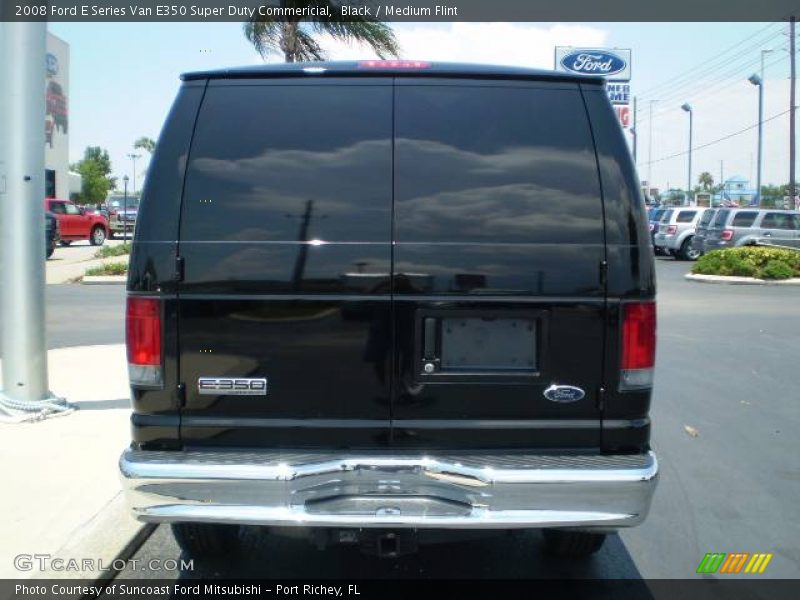 Black / Medium Flint 2008 Ford E Series Van E350 Super Duty Commericial