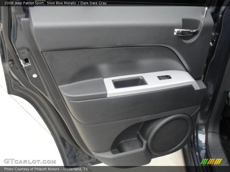 Steel Blue Metallic / Dark Slate Gray 2008 Jeep Patriot Sport