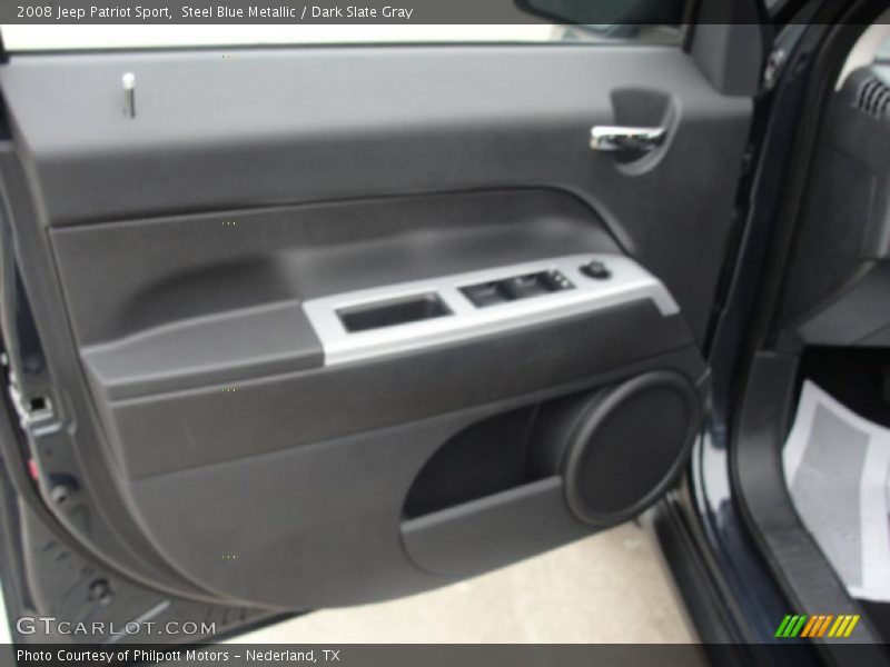 Steel Blue Metallic / Dark Slate Gray 2008 Jeep Patriot Sport