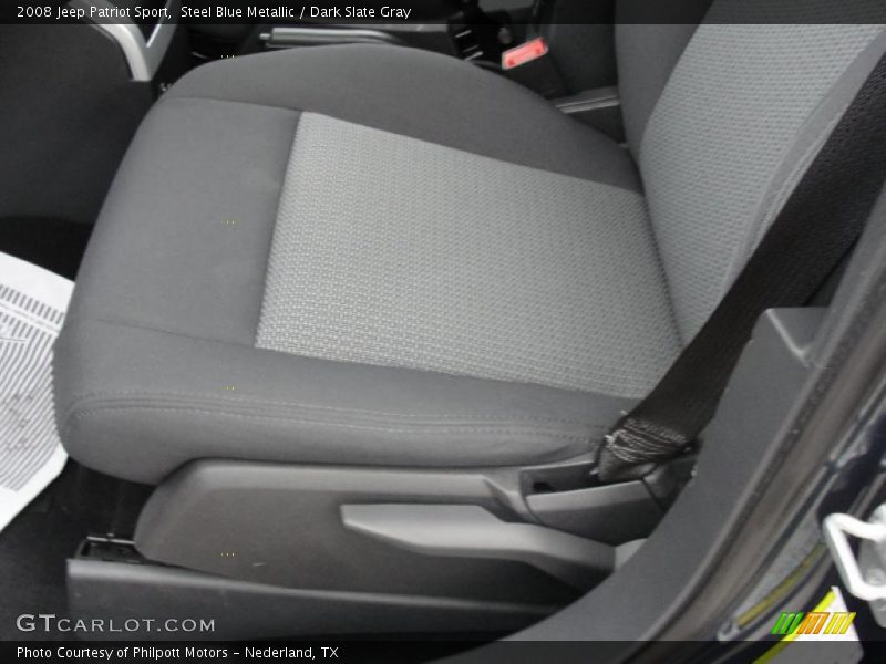 Steel Blue Metallic / Dark Slate Gray 2008 Jeep Patriot Sport