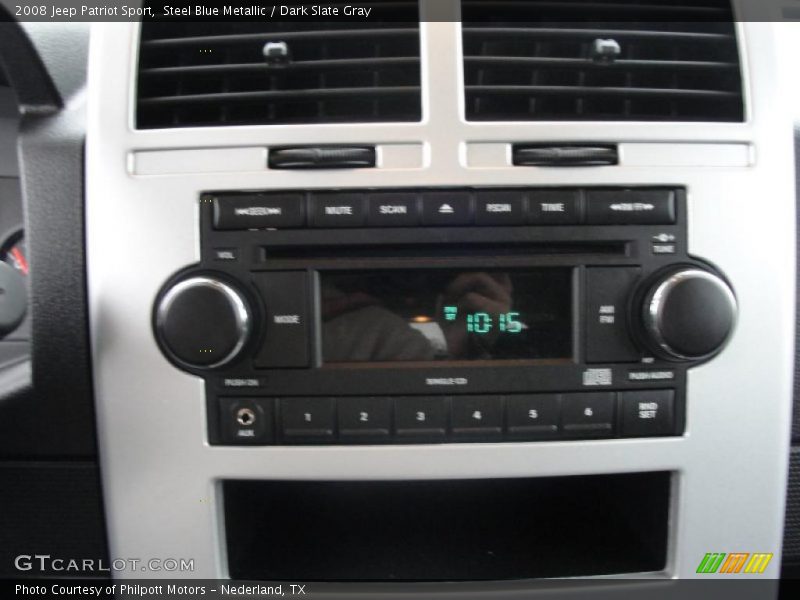 Steel Blue Metallic / Dark Slate Gray 2008 Jeep Patriot Sport