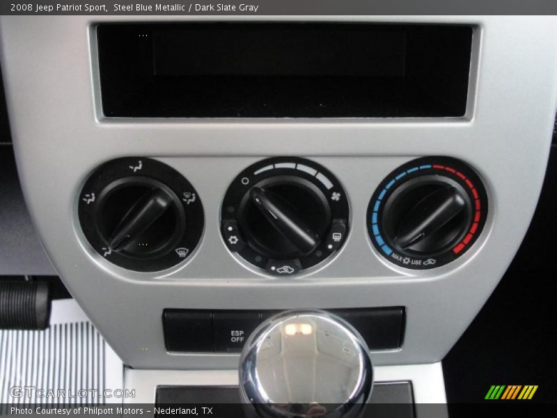 Steel Blue Metallic / Dark Slate Gray 2008 Jeep Patriot Sport